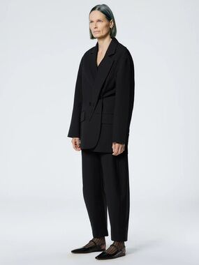Tropical Wool Detached Lapel Liam Blazer